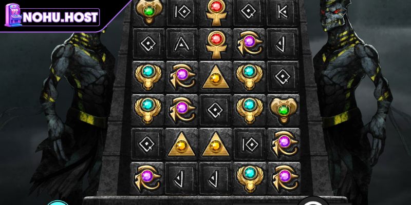 Anubis - Sức Mạnh Từ Vị Thần Ai Cập Trong Slot Game NOHU 3 Kích hoạt vòng quay miễn phí